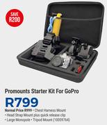 Promounts Starter Kit For GoPro