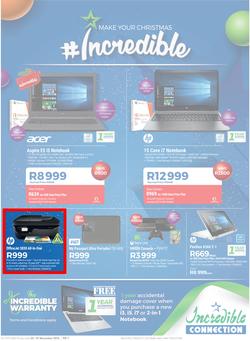 Incredible Connection : Make Your Christmas Incredible (24 Nov - 27 Nov 2016), page 1
