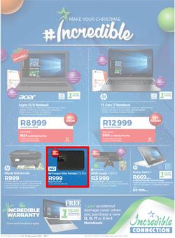 Incredible Connection : Make Your Christmas Incredible (24 Nov - 27 Nov 2016), page 1