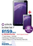 2x Click Tab 7”