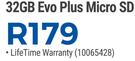32GB Evo Plus Micro SD