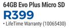 64GB Evo Plus Micro SD