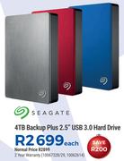 4TB Backup Plus 2.5” USB 3.0 Hard Drive