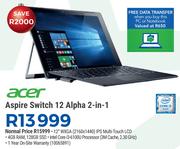 Acer Aspire Switch 12 Alpha 2-in-1 - Per Month