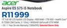 Acer Aspire E5 575 i5 Notebook