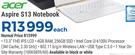 Acer Aspire S13 Notebook-Each