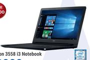 Dell Inspiron 3558 i3 Notebook