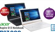 Acer Aspire S13 Notebook-On 5GB Data Price Plan