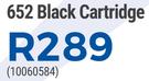 HP 652 Black Cartridge