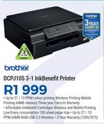 Brother DCPJ105 3 In 1 Ink Benefit Printer