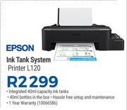 Epson Ink Tank System Printer L120