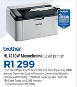 Brother HL1210W Monochrome Laser Printer