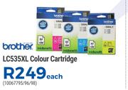 Brother LC535XL Colour Cartridge-Each