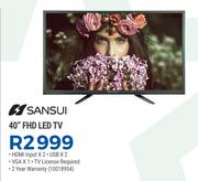 Sansui 40" FHD LED TV