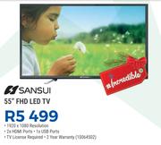 Sansui 55" FHD LED TV 