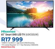 Hisense 65" UHD Smart LED TV 65K550UW