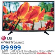 LG 49" UHD TV 49UH617