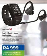 Tomtom Spark 3 Cardio + Music + Headphone