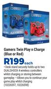 Gamers Twin Play n Charge(Blue Or Red)-Each