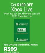 XBox Live Gold Membership 3 Months