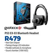 Gioteck PS3 EX-03 Bluetooth Headset