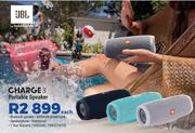 JBL Charge 3 Portable Speaker-Each