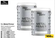 Fired Earth Metal Primer (White) -1Ltr