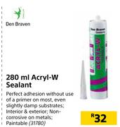 Den Braven Acryl-W Sealant-280ml
