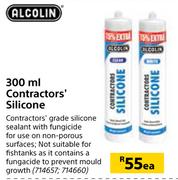 Alcolin Contractors Silicone-300ml Each