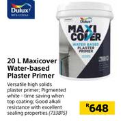 Dulux Maxicover Water-based Plaster Primer-20L