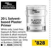 Fired Earth Solvent Based Plaster Primer-5L
