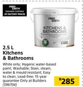 Fired Earth Kitchens & Bathrooms-2.5Ltr
