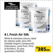 Fired Earth Fresh Air Silk-4Ltr Each