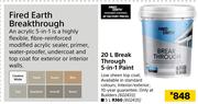 Fired Earth Break Through 5 In 1 Paint-5Ltr