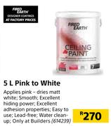 Fired Earth Pink To White-5Ltr