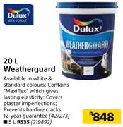 Dulux 5Ltr Weatherguard