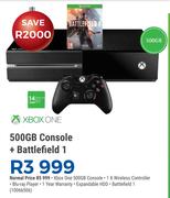 XBox One 500GB Console + Battlefield 1
