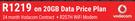 Asus FX550 Gaming Notebook-On 20GB Data price Plan