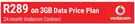 Click X10 2 In 1-On 3GB Data price Plan