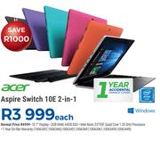 Acer aspire Switch 10E 2 In 1-Each