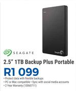 Seagate 2.5" 1TB Backup Plus Portable