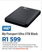 WD My Passport Ultra 2TB Black