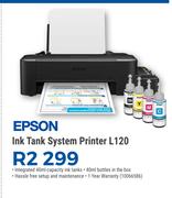 Epson Ink Tank System Printer L120