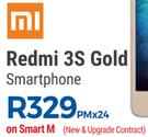 Mi Redmi 3S Gold Smartphone-On Smart M