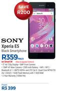 Sony Xperia E5 Black Smartphone-On Smart M