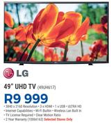 LG 49" UHD TV 49UH617