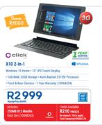Click X10 2-In-1