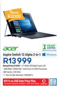 Acer Aspire Switch 12 Alpha 2 In 1