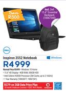 Dell Inspiron 3552 Notebook-On 2GB Data Price Plan