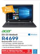 Acer ES1-531 Notebook-On 1GB Data Price Plan